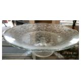 431 - VINTAGE PRINCESS HOUSE PEDESTAL DISH 13'DIA