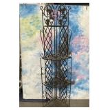 357 - WROUGHT IRON CORNER SHELF 69'T