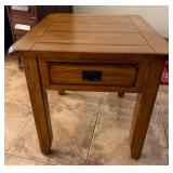 15 - WOODEN SIDE TABLE WITH DRAWER