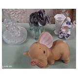 12 - LOT OF COLLECTIBLE ELEPHANT FIGURINES (P72)