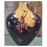 12 - NATIVE AMERICAN INSPIRED CERAMIC VASE (P64)
