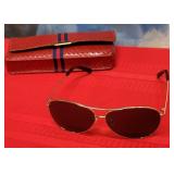PP - COLE HAAN POLARIZED GREEN LENS SUNGLASSES