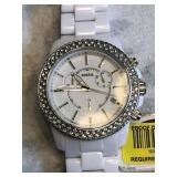 431 - WHITE FOSSIL WATCH (A65)