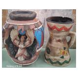 12 - TWO PIECES SOUTHWESTERN-STYLE POTTERY