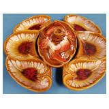 444 - MAURICE OF CALIFORNIA DIVIDED PLATTER (E15)