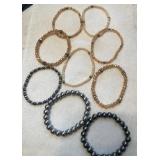 431 - LOT OF COSTUME JEWELRY BRACELETS (A87)