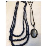 431 - TWO COSTUME JEWELRY NECKLACES (A92)