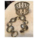 431 - TWO COSTUME JEWELRY BRACELETS (A81)