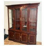 15 - THOMASVILLE MAHOGANY COLLECTION BREAKFRONT