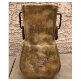 431 - ONE PIECE HANDCRAFTED POTTERY VASE 11'T