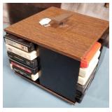 444 - MIXED LOT EIGHT-TRACK TAPES & RACK (E35)