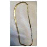 431 - 14K GOLD PLATED CHAIN NECKLACE (A84)