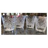 F3 - SET OF FOUR STUART CRYSTAL TUMBLERS (A46)