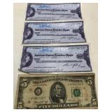 F - COLLECTIBLE CURRENCY & TRAVELER'S CHEQUES