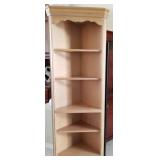 F - CORNER CURIO DISPLAY SHELF (L127)