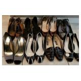 F - EIGHT PAIR OF WOMEN'S SHOES SIZE 10 (K74)