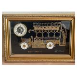 F3 - NASH FRAMED CLOCK COLLAGE 12X8' (A214)