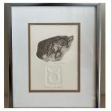 F3 - ELIZABETH DELSON ART FRAMED 10.5X13' (A216)