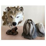 F - WOLF & DOG FIGURINES (A91)