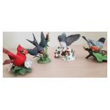 F - FOUR LENOX BIRD FIGURINES (A152)