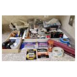 F - MIXED LOT OF HOME OFFICE SUPPLIES