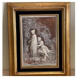 F - INCOLAY ARTWORK FRAMED 13X16' (A219)