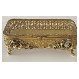 F - VINTAGE JEWELRY/ TRINKET BOX (L24)