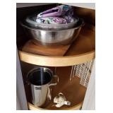 F - MIXING BOWLS,  ASPARAGUS STEAMER, MORE (K23)