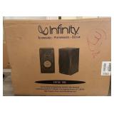F - PAIR OF INFINITY BOOKSHELF SPEAKERS (L19)