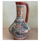 F - COLORFUL CERAMIC PITCHER (MEXICO)(K6?)
