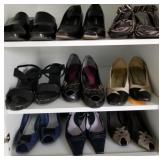 F - NINE PAIR OF WOMEN'S SHOES (L144)