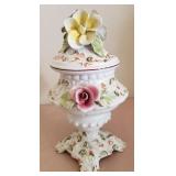 F - BASSANO ITALIAN CERAMIC JAR 11'T (A125)