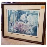 F - DAN SIGNED LTD ED LITHO FRAMED WITH COA (R9)