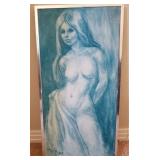 F - VEL MILLER FRAMED ART 13X25' (R10)