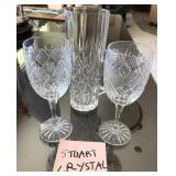 F - THREE PIECES OF STUART CRYSTAL (A64)