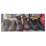 F - THREE PAIR OF SHOES SIZE 10.5 (G58)