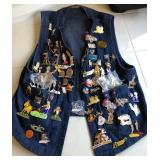 F - VEST (SIZE 13) WITH PIN COLLECTION (M60)