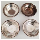 F - FOUR LE LIDO PLATED BOWLS (L122)