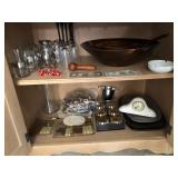 F - GLASSWARE, SALAD SET, COLLECTIBLES (M76)