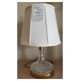 F - WATERFORD CRYSTAL TABLE LAMP (A109)
