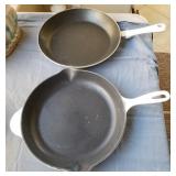 F - LOT OF TWO SKILLETS (L140)