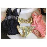 F - THREE WOMEN'S SWIM SUITS (M89)