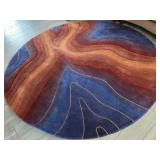 F - ROUND AREA RUG (A102)