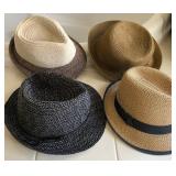 F - LOT OF FOUR HATS (M83)