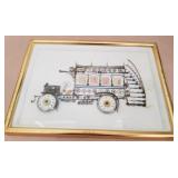 F - MULTI-MEDIA DOUBLE-DECK BUS ARTWORK FRAMED