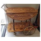 F - VINTAGE ITALIAN SERVING BAR/TEA CART (A159)