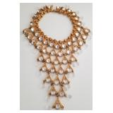 F - COSTUME JEWELRY COLLAR NECKLACE (L102)