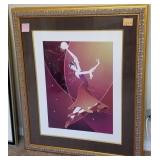 F - E.S.CHOU ART FRAMED 32X38' (R31)