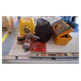 F - POWER SAW, CORD REEL, TOOL BOX, HAND TOOLS