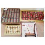 F - CHAIR PROTECTOR SET, HOLIDAY CRACKERS (A175)